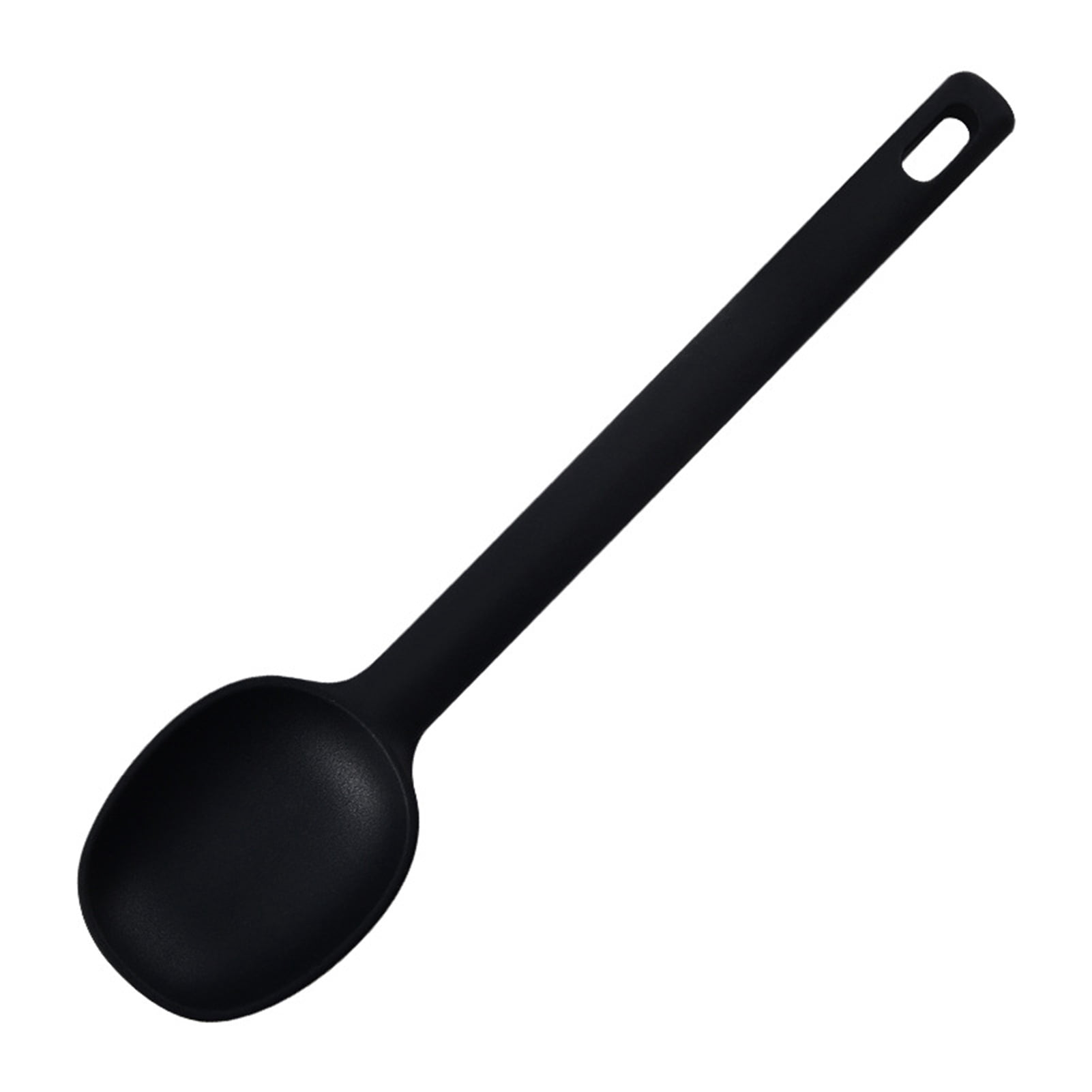fuxzkrlz Silicone Long Handle Spoon, Heat Resistant Kitchen Serving ...