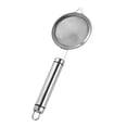 thumbnail image 1 of fuxzkrlz Stainless Steel Fine Mesh Strainer Colander with Anti-Slip Handle Kitchen Flour Sieve for Tea Juice Oil Strainer Baking Ingredient Sifter, 1 of 7