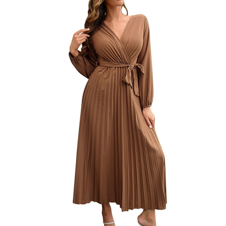 Women's Plus Chiffon Pleated Off Shoulder Midi Dress