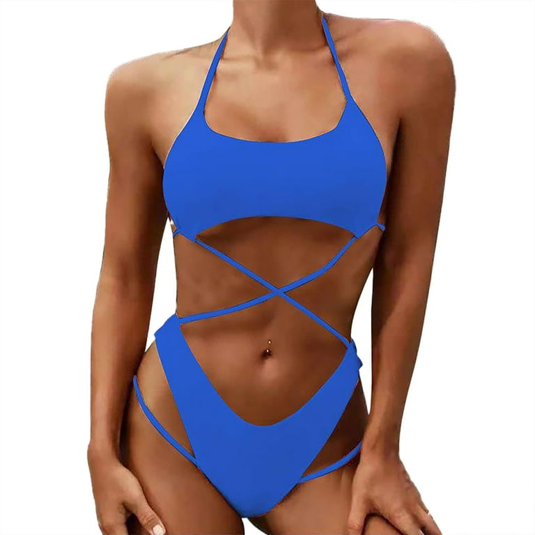 Fvwitlyh Plus Size Swimwear For Women Women'S Monokinis Swimsuit