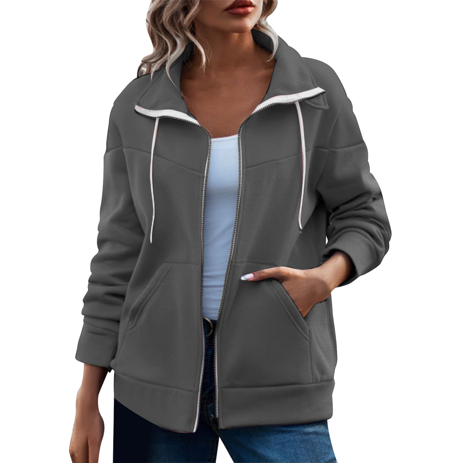 Zip up cheap hoodie dress