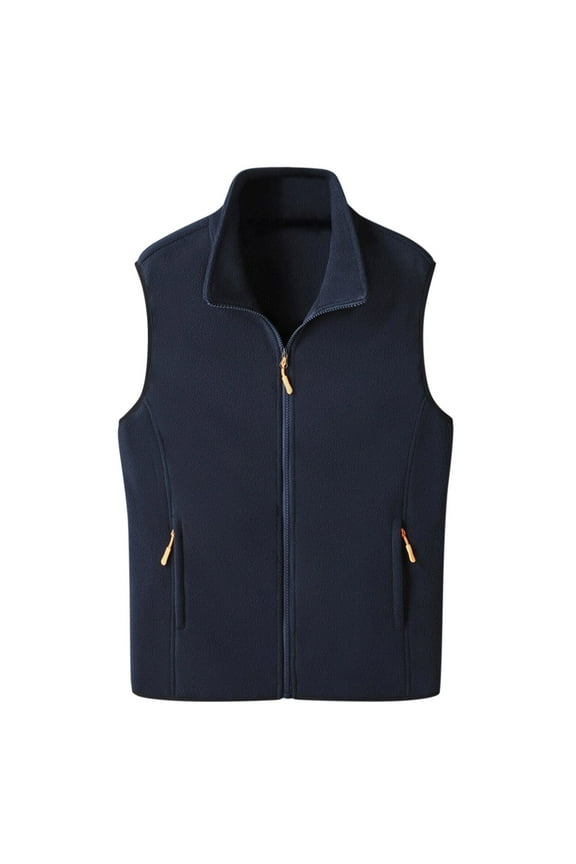 Blue Vest Denim Vest Men Lapel Sleeveless Slim Fit Retro Ripped Casual Jean Vest for Men's