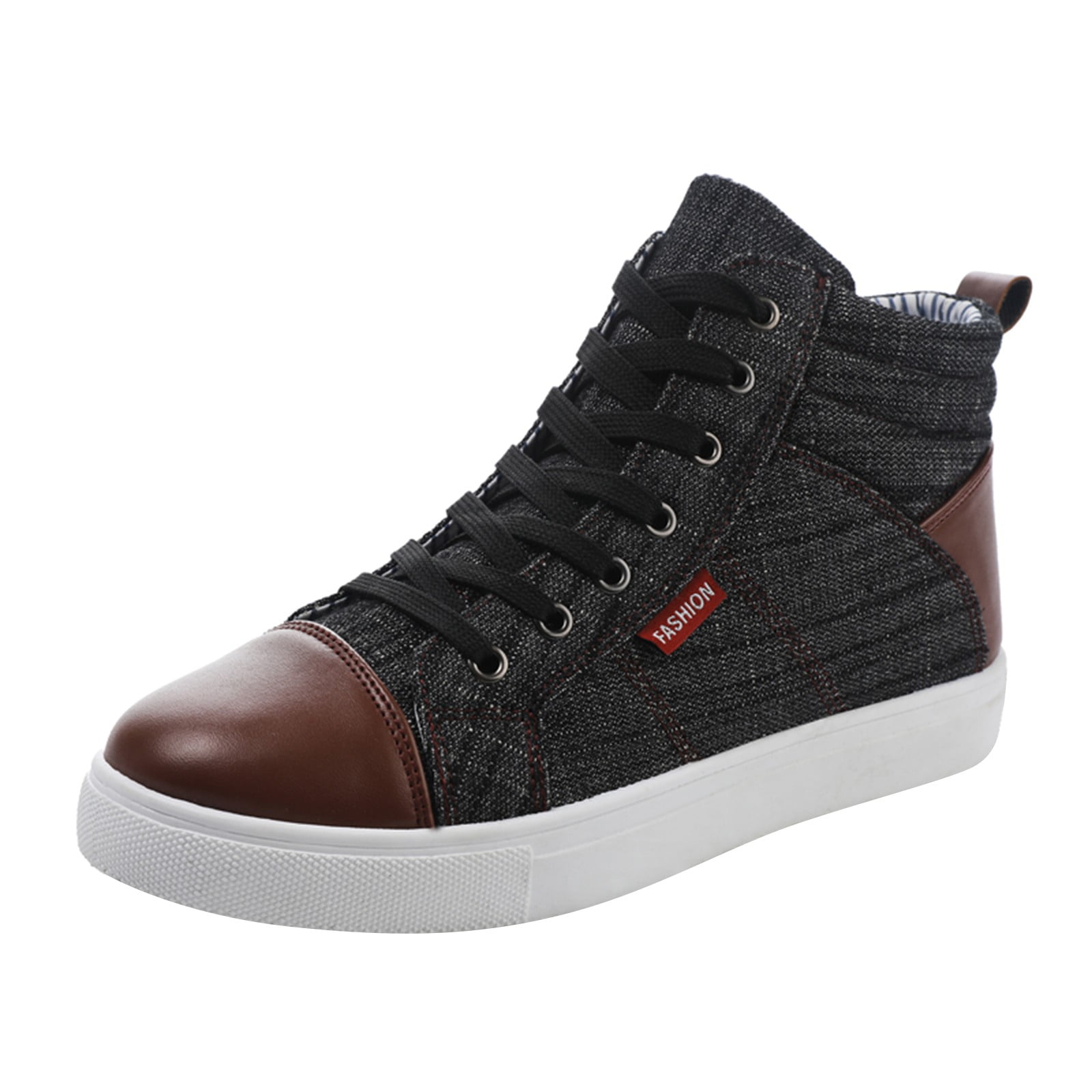 Boots with deals cloth top