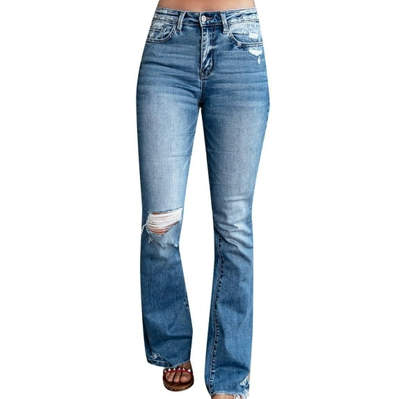 fvwitlyh Boyfriend Jeans for Women Women's Juniors Instastretch Mid-Rise Curvy Fit Skinny Stretch Denim Capri (Standard and Plus)