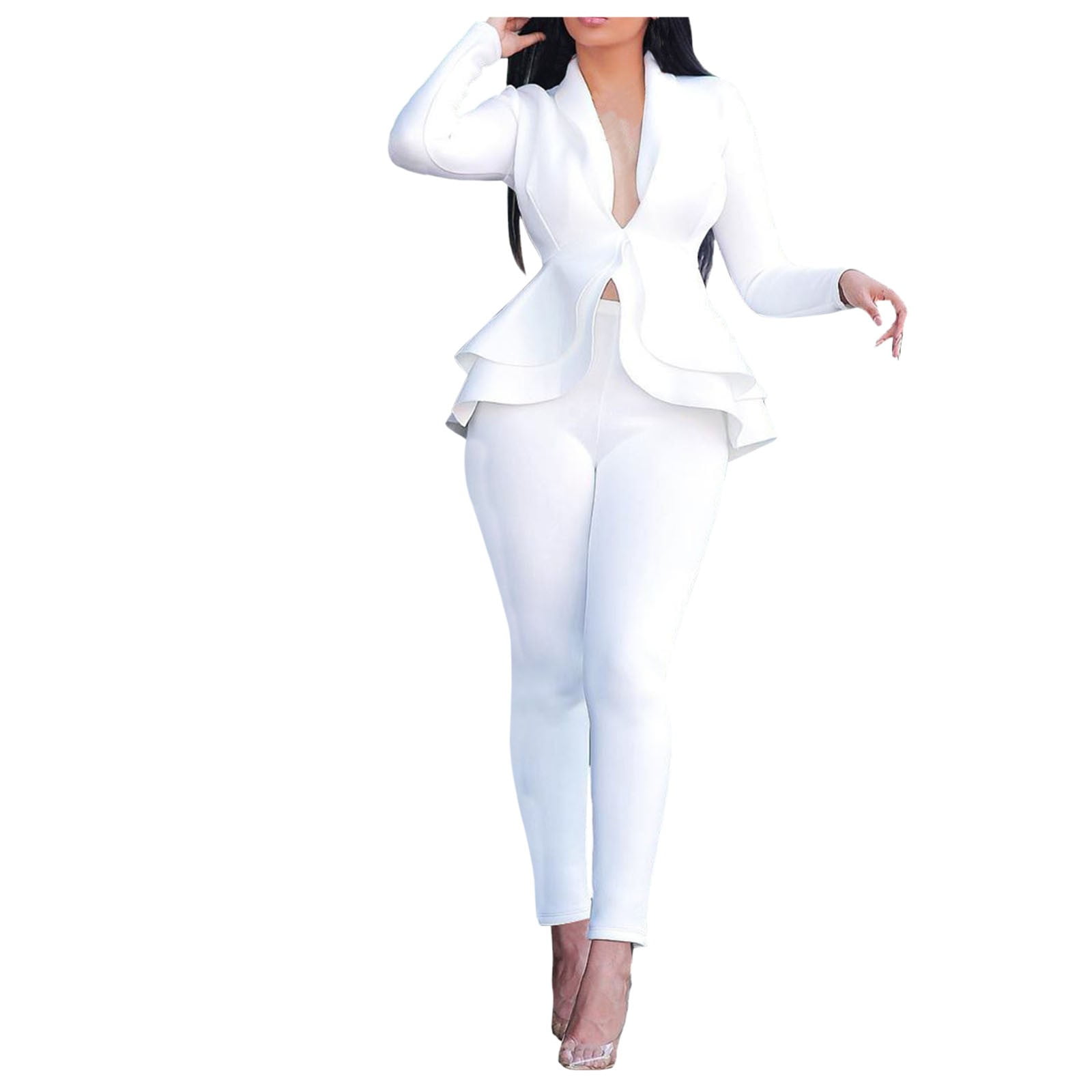 White pants sales wedding outfit