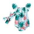 thumbnail image 1 of fvwitlyh Girls'Jumpsuits & Rompers Preemie Girls Dresses Girls Baby Clothes Headbands Romper Ruffle Floral Girls 18 Months Girl Dress, 1 of 5