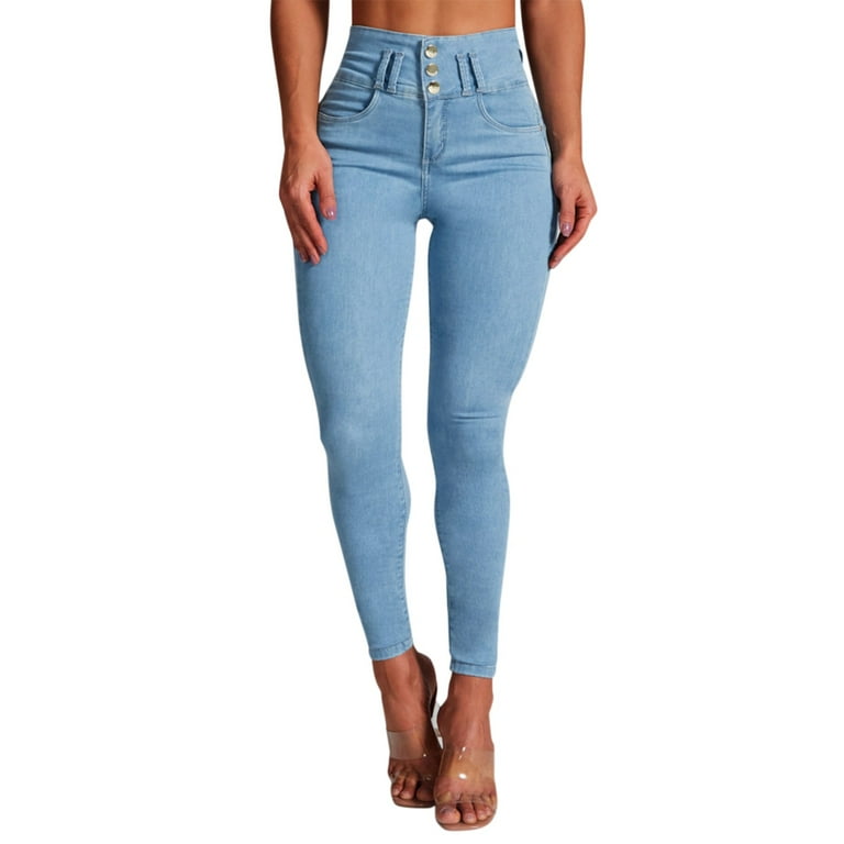 Soft denim leggings shops