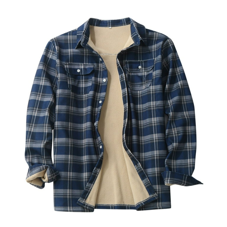 Casual Lapel Double Buckle Plaid Overcoat Casual Lapel Double Buckle Plaid Overcoat
