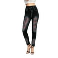 thumbnail image 1 of fvwitlyh Leggings for Women Clubbing Casual Pants For Women Elastic Jeans Leggings Extra Long Leggings for Tall Women, 1 of 5