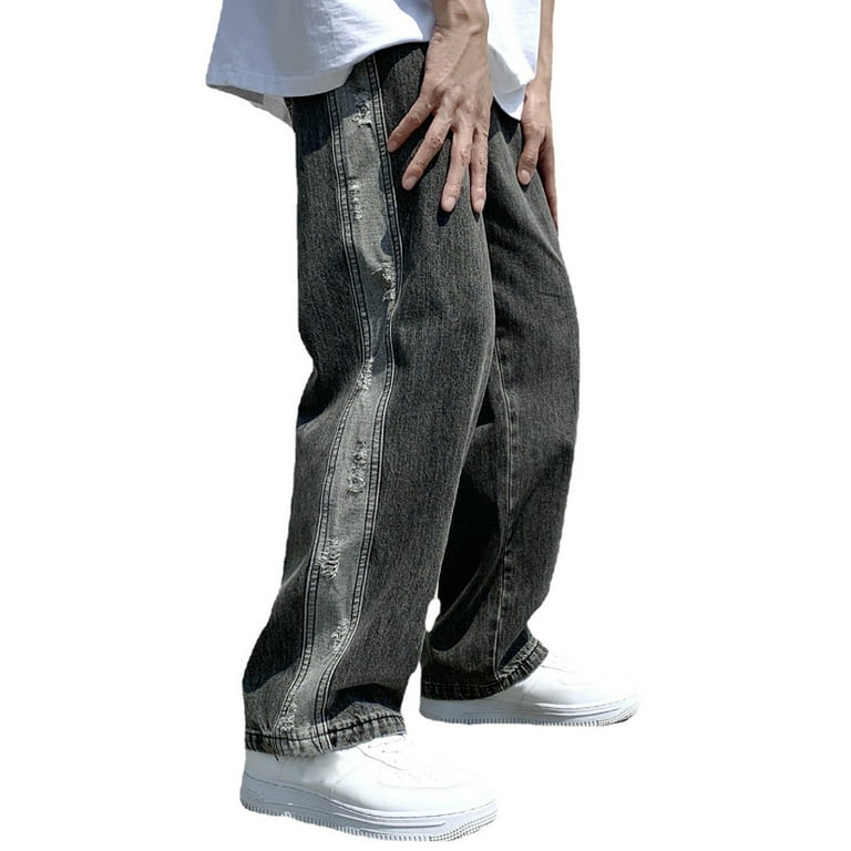 Men Slim Fit Stretchy Skinny Pants Rise Dress Pencil Trousers