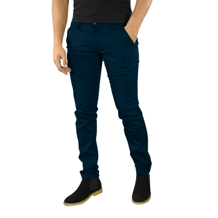 fvwitlyh Baggy Jeans Y2K Men's Blue Skinny Black Stretch Washed Slim Fit  Pencil Pants 