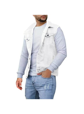 Mens Vests in Mens Coats and Jackets | White - Walmart.com