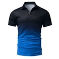 thumbnail image 1 of fvwitlyh Polo Shirts Men's Short Sleeve Solid Stretch Cotton Pique Polo Shirt, 1 of 5
