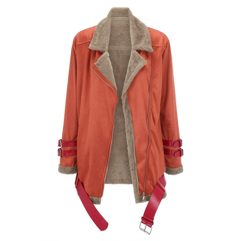 Ladies long red coats best sale