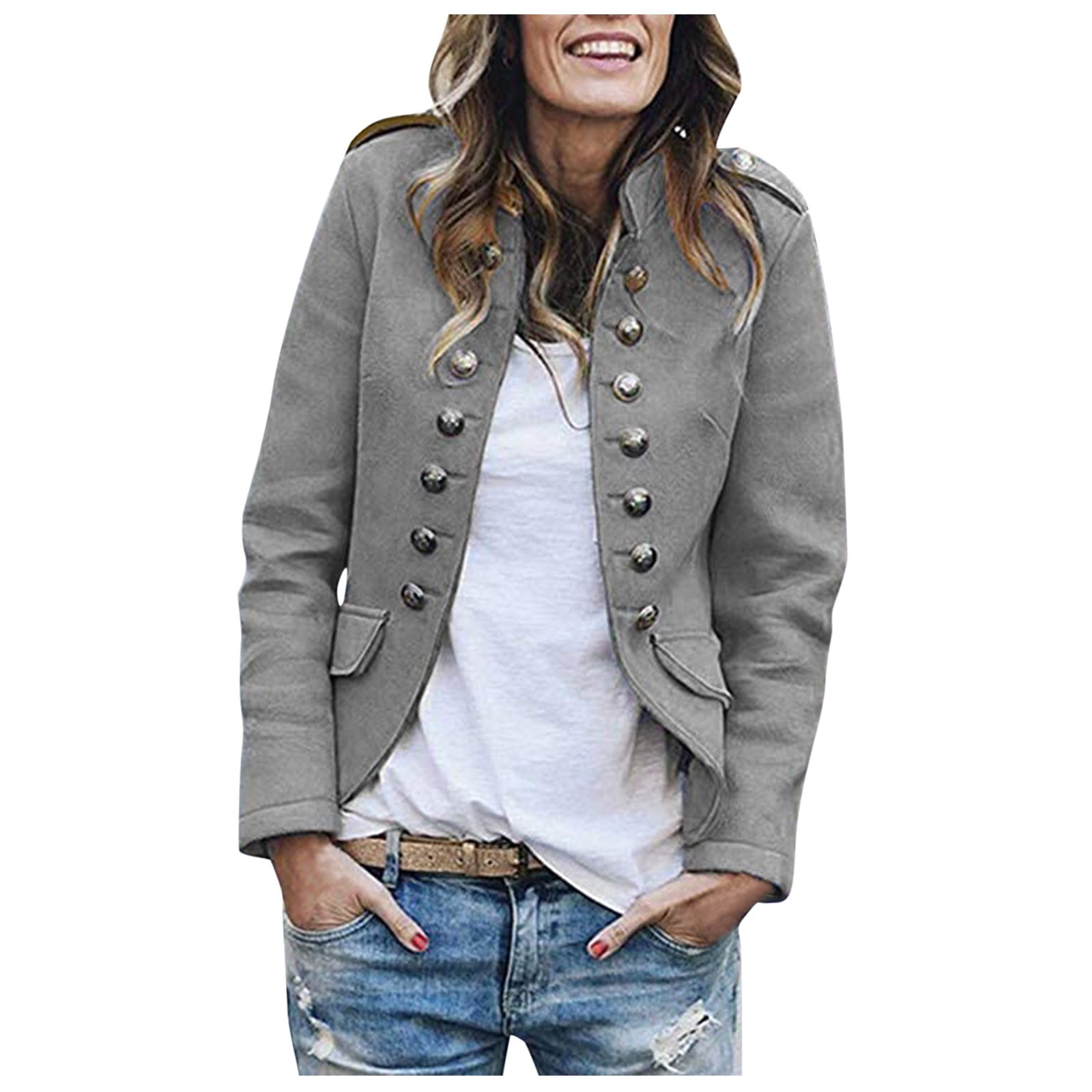 fvwitlyh Red Velvet Blazer Women s Classic Sleeves Open Front Stripes Cropped Waterfall Crop Blazer Jacket Coat Cardigan Walmart