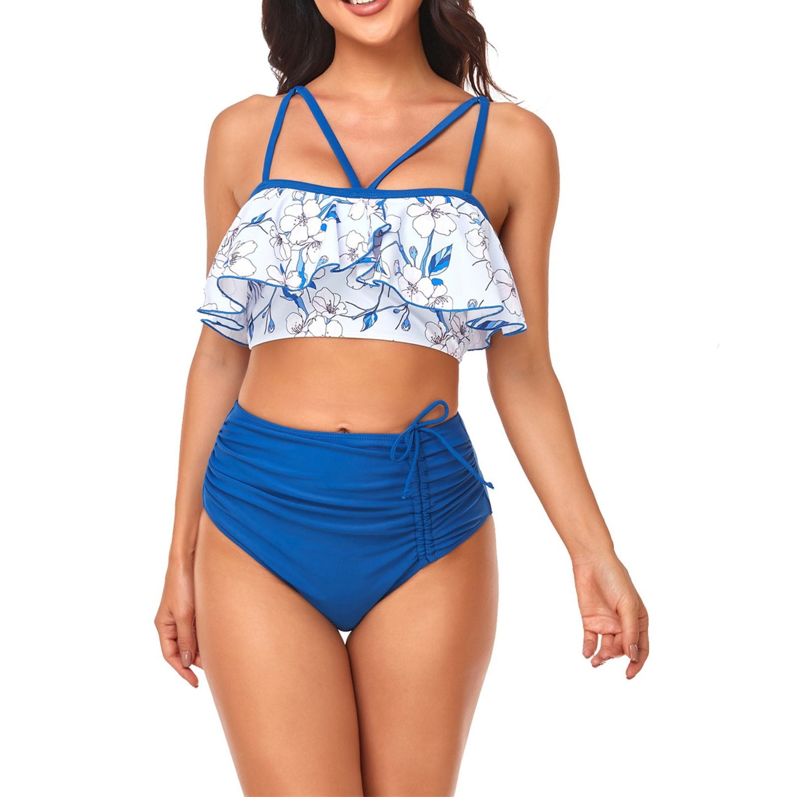 fvwitlyh Swimsuits Set for Family of 3 High Waisted Drawstring Bikini Frill  A Family That Prays Together Stays Together Swimsuits s 