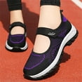 thumbnail image 1 of fvwitlyh Wide Width Mary Jane Shoes Women's Casual Walking Runing Sneakers Flat Shoes Outdoor Walking Women's Velcro Casual Single Shoes, 1 of 4