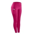 fvwitlyh Woman Pants Clearance Women Workout Out Pocket Pants Leggings