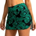 thumbnail image 1 of fvwitlyh Womens Swim Skirt Women's Solid&Leaf&Leopard&Print Swim Skirt High Waisted Bathing Suit Skirt Bottom Bikini for Women, 1 of 4
