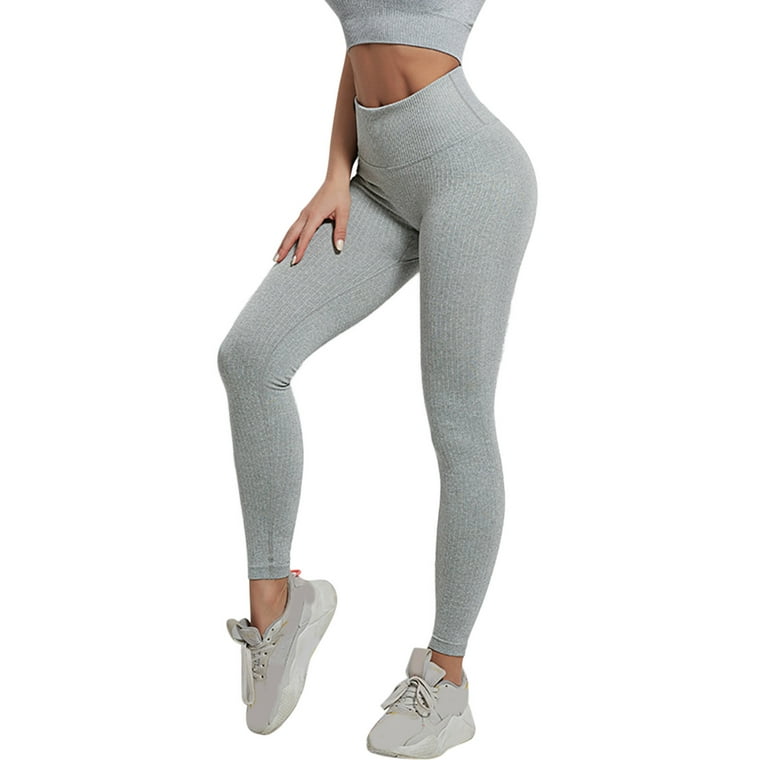 fvwitlyh Yoga Pants High Waist with Pockets Women's Solid Pants