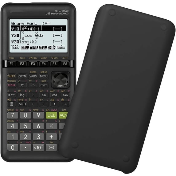 fx-9750GIII Graphing Calculator | Natural Textbook Display | Python ...