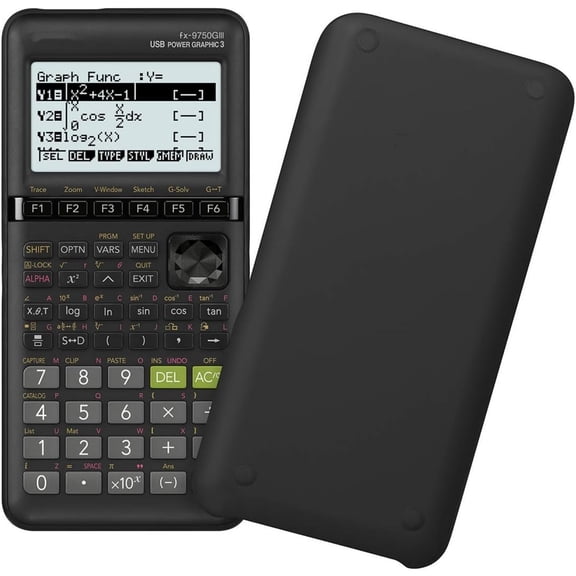 fx-9750GIII Graphing Calculator | Natural Textbook Display | Python Programming | Ideal for Exams, STEM & Advanced Math | Black