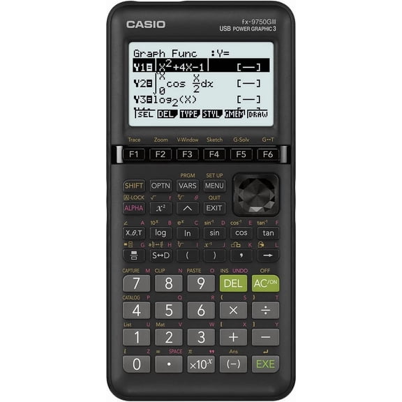 fx-9750GIII Graphing Calculator | Natural Textbook Display Python Programming Ideal for Exams, STEM & Advanced Math