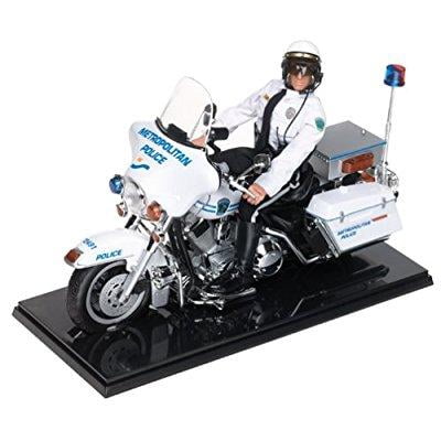 GI Joe Electra Guide Harley Metropolitan Police Motorcycle with 12 GI Joe Police Officer Figure Walmart