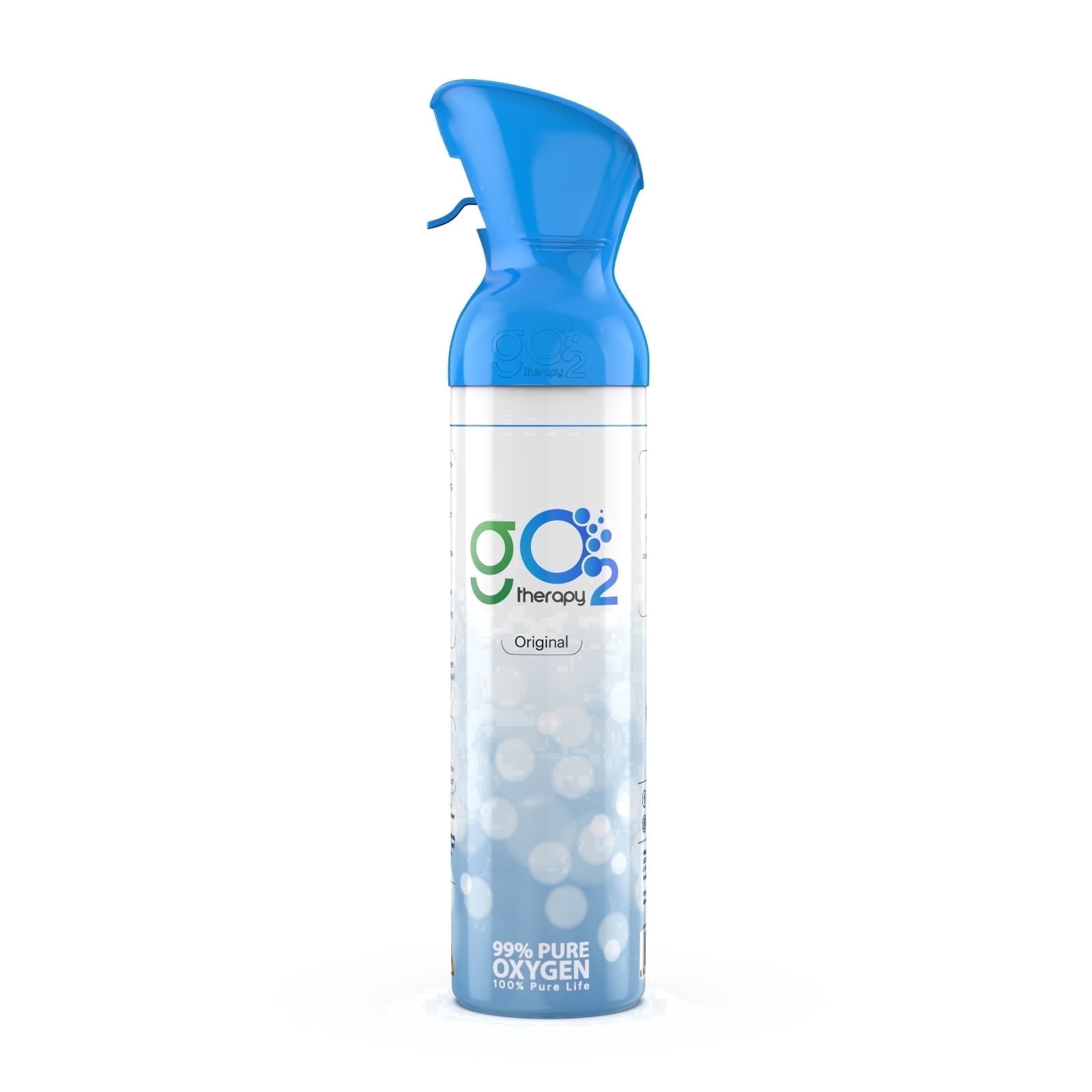 gO2Therapy Original Pure Oxygen Canister, 99% Pure Oxygen, 12 Liters, Up to 450 Inhalations, Portable Breathing Support for Workouts, Sports, Travel
