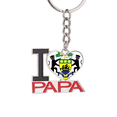 thumbnail image 1 of gabse africa eu national emblem Keychain Metal Keyring Holder Love PAPA Father, 1 of 3
