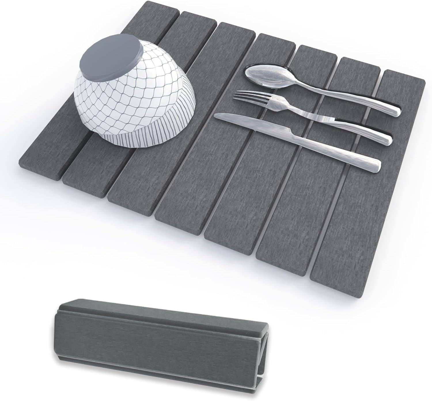 gaegajkl Large Stone Dish Drying Mats for Kitchen Counter 23.6"×15.4" Instant Drying Pad Fast ...