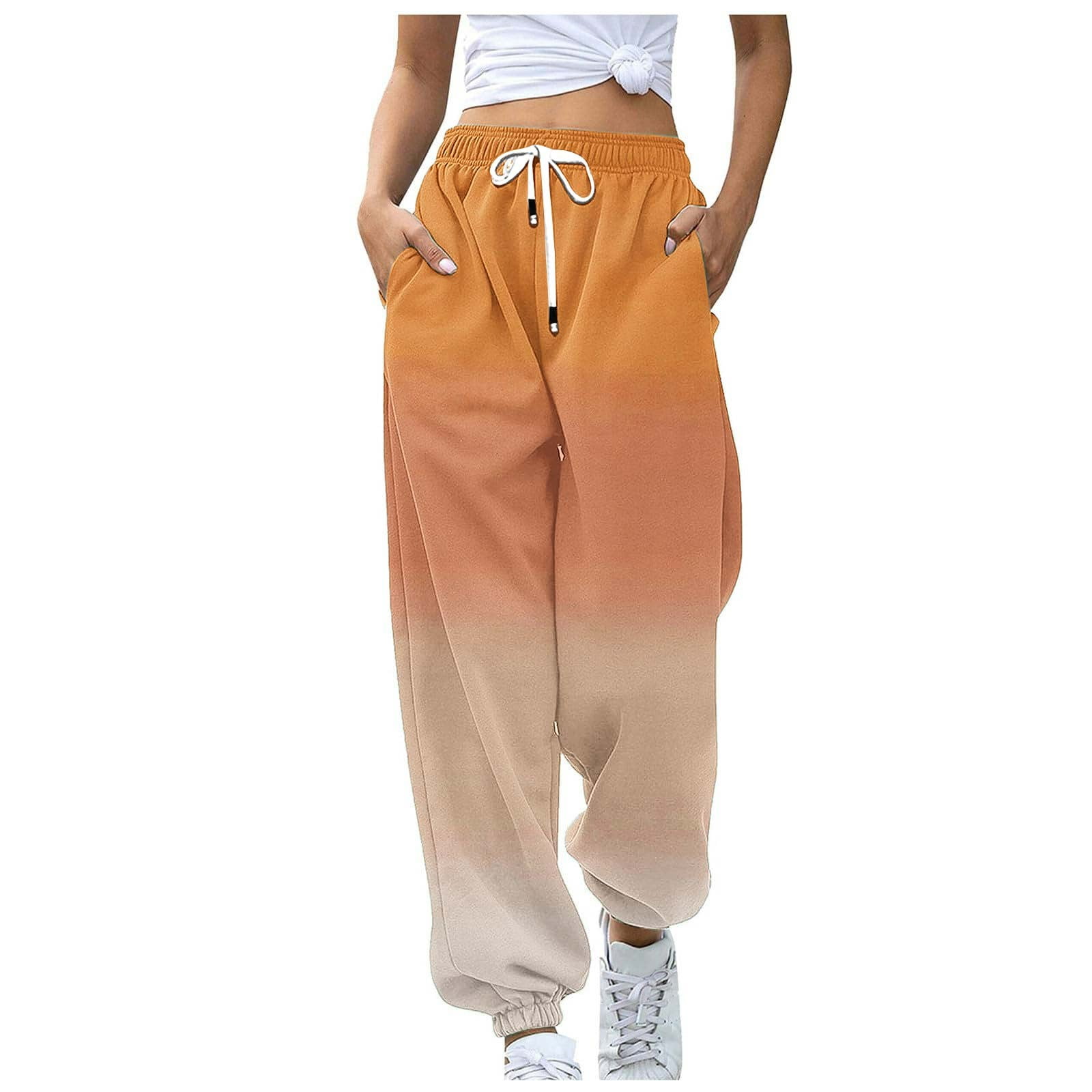 0401~Drawstring Waist Baggy Fit Pants main image 1