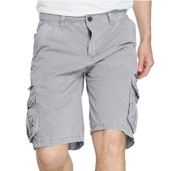 gakvbuo Cargo Pants For Men Cargo Pants Plus Size Bermuda Shorts Joggers Sweatpants Shorts Loose Fit Knee Length With Pocket Straight Button Zipper Shorts