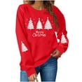 thumbnail image 1 of gakvbuo Christmas Sweater for Women Pullover Tops Fall Tunic Blouse Hoodless Sweatshirt 1, 1 of 6