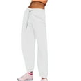 thumbnail image 1 of gakvbuo Baggy Sweatpants For Women With Pockets Drawstring Cuffed Ankle Pants Yoga Pants Leggings For Cycling Running Joggers Pants Workout Athletic Tapered Pants, 1 of 7