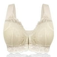 thumbnail image 1 of gakvbuo Clearance Items All 2022!Plus Size Bras For Woman Post-Surgery Bra Full Coverage No Underwire Bra Front Buckle Underwear Wirefree Bralette Minimizer Bra Seamless Push Up Bra Underwear, 1 of 2