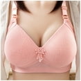 thumbnail image 1 of gakvbuo Plus Size Bras for Woman Post-Surgery Bra Full Coverage No Underwire Bra Seamless Push Up Bra Underwear Wirefree Bralette Minimizer Bra, 1 of 3