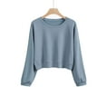 thumbnail image 1 of gakvbuo Sweaters For Women Fall Fashion 2022 Pullover Sweatshirts Womens Fashion Top Solid Color Winter Comfortable Long Sleeve Coat Sweater, 1 of 5