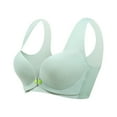 thumbnail image 1 of gakvbuo Clearance Items!Plus Size Bras For Woman Post-Surgery Bra Full Coverage No Underwire Bra Front Buckle Nursing Bra Underwear Wirefree Bralette Minimizer Bra Seamless Push Up Bra Underwear, 1 of 9