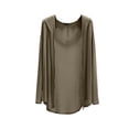 thumbnail image 1 of gakvbuo Fashion Women's Summer Casual Solid Color Loose Long Sleeves Cardigan, 1 of 6
