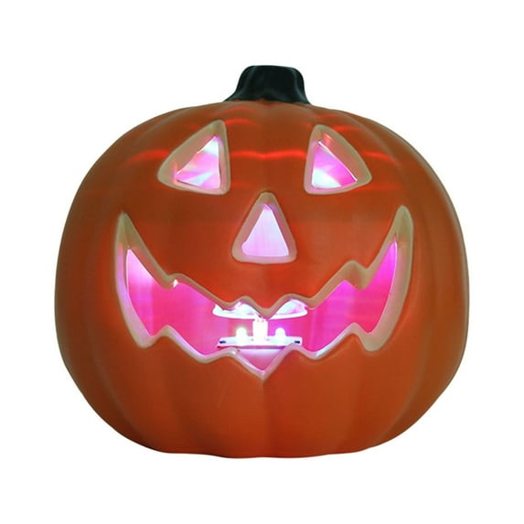 gakvbuo Halloween Carnival Night Pumpkin Decoration Pumpkin Head Prop Halloween Hollow Out Large Blown Molded Pumpkin Lamp Decoration