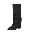 thumbnail image 1 of gakvbuo Long Boots For Women Women's Fashion Casual Versatile Cool And Stylish Winter Long Boots Mid-Heel Knee-High Boots, 1 of 9