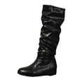 thumbnail image 1 of gakvbuo Long Boots For Women Women's Fashionable And Casual Versatile Cool And Stylish Winter Flat-Soled Long Boots And Knee-High Boots, 1 of 9