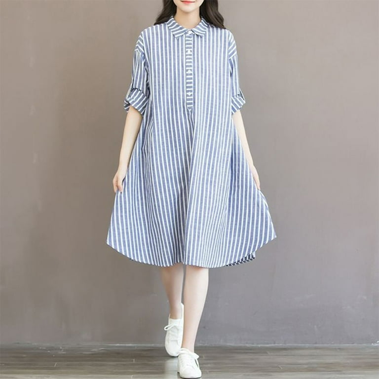 Fashion Striped Long Maternity Dresses Fashion Striped Long Maternity Dresses