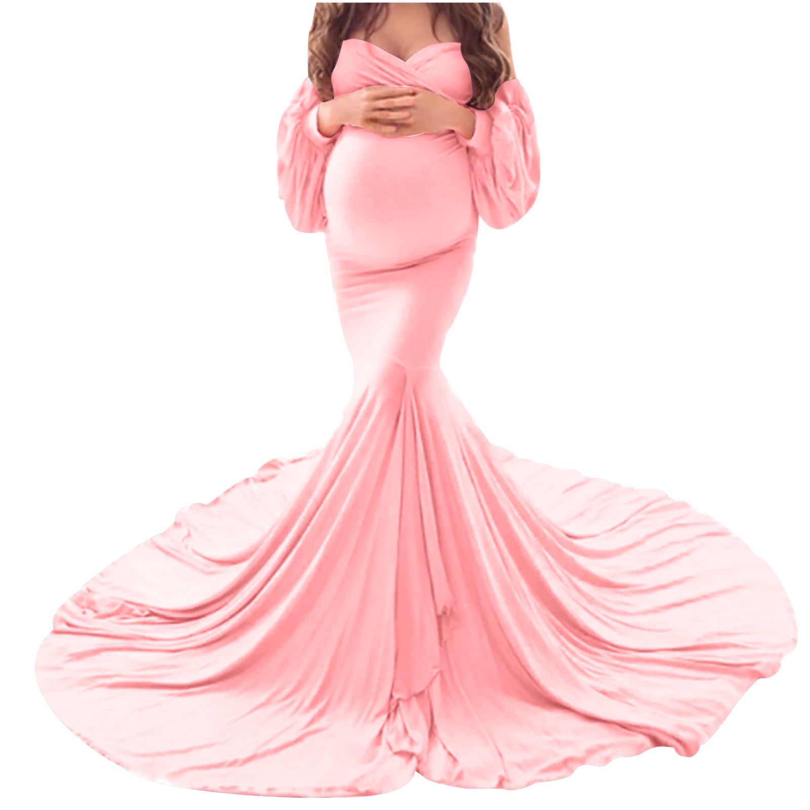 gakvbuo Maternity Dress For Women Plus Size Summer Baby Shower Pregnancy  Dresses For Photoshoot Maternity Clothing Women Pregnants Photography Props