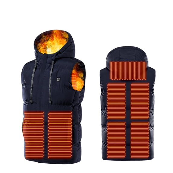 gakvbuo Plus Size Heated Vest For Men And Women Dual Control 7 Heating Vest Heated Jacket Winter Heating Vest