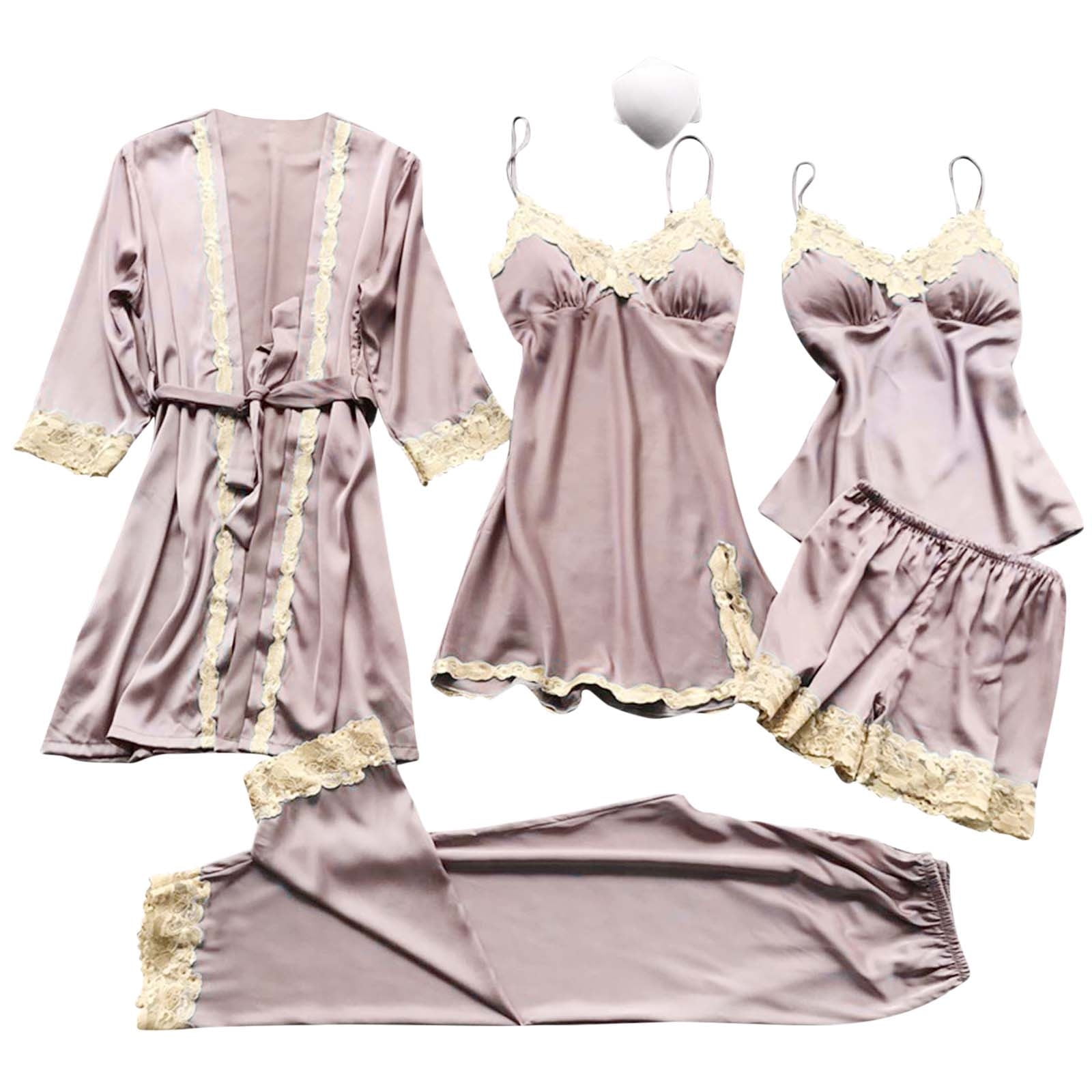 Hesxuno Nightgown Sexy Lingerie For Women,Nightwear Underwear Robe  Sleeveless Camisole Slip Dress Babydoll Sleepwear Dress