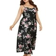 thumbnail image 1 of gakvbuo Plus Size Nightgown For Women Elegant Pajama Dress Long Sleep Dress V Neck Nightwear Sexy V Neck Nightwear Chemise Sleepwear Babydoll Lingerie, 1 of 3