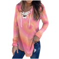 thumbnail image 1 of gakvbuo Plus Size Pullover Sweaters For Women Long Sleeve Sweatshirts Fall Tunic Tops Women's Printed Loose T-shirt Long Sleeves Blouse V-Neck Casual Tops, 1 of 5