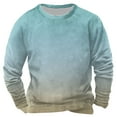 thumbnail image 1 of gakvbuo Pullover Sweatshirt For Men Long Sleeve Tops Round Neck Lightweight Basic Pullover T-Shirt Blouses, 1 of 4